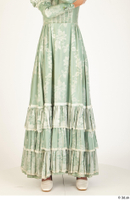  Photos Woman in Historical Dress 4 19th Century Green Dress lower body 0001.jpg
